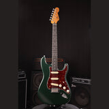 Patina PS-3 SGR S-style Elektrische Gitaar SSS Alnico V Nitro Paulownia Body Roasted Maple Hals Sherwood Green