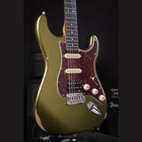 Patina PS-7 SGR R S-style Elektrische Gitaar HSS Alnico V Nitro Relic Paulownia Body Roasted Maple Hals Sherwood Green
