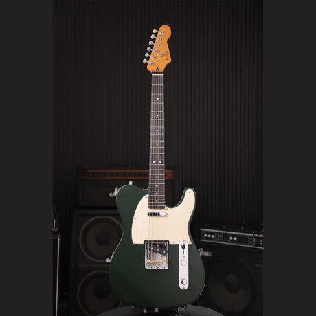 Patina PT-3 SGR T-style Elektrische Gitaar SS Alnico V Nitro Paulownia Body Roasted Maple Hals Sherwood Green