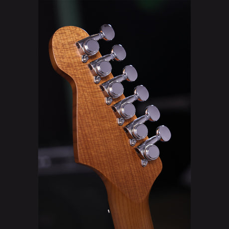 Patina PT-6 OW R T-style Elektrische Gitaar SS Alnico V Nitro Relic Paulownia Body Roasted Maple Hals Olympic White