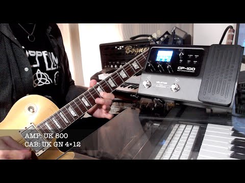 Procesador multiefectos Valeton GP -100 con más de 140 efectos, 45 modelos de amplificador e interfaz de audio USB
