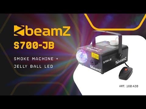 Wytwornica dymu beamZ S700-JB 700W z efektem świetlnym Jelly Ball RGB LED i podwójnym pilotem