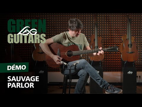 Lâg SAUVAGE-PE Semi-Parlour Akustikgitarre Natur Satin