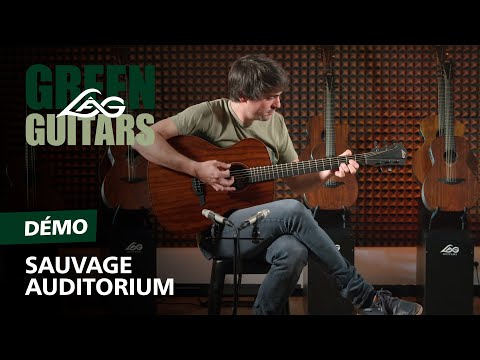 Guitarra acústica Lâg SAUVAGE-A Auditorium, satinado natural