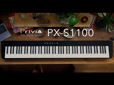 Piano digital Casio PX-S1100BK 88 teclas Smart Hammer Action negro