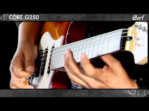 Cort G250 Left-Handed ST-Style E-Gitarre Schwarz