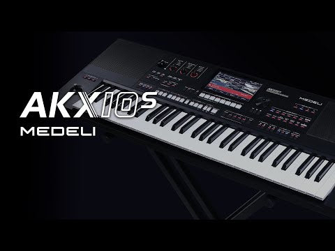 Estación de trabajo digital Medeli AKX10S Arranger Pro Series con pantalla táctil de 7''