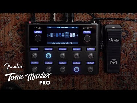 Pédale multi-effets Fender Tone Master Pro, écran tactile, looper et plus de 100 amplis/effets