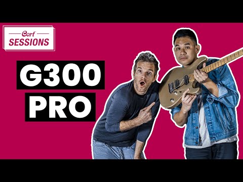 Elektryczna gitara Cort G300 PRO MGD w stylu ST, kolor złoty