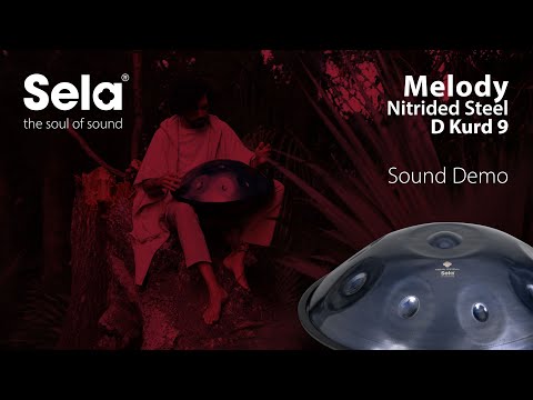 Sela SE 220 Handpan en acier nitruré D Kurd 440 Hz bleu foncé avec sac de transport rembourré