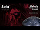 Sela SE 220 Handpan en acier nitruré D Kurd 440 Hz bleu foncé avec sac de transport rembourré