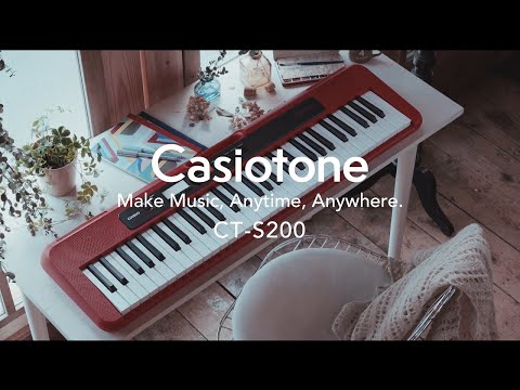 Casio CT-S200 Casiotone Keyboard, 61 Toetsen, Zwart