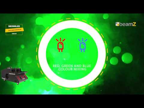 beamZ SB2000LED Rauch- und Seifenblasenmaschine 2000W mit RGB-LEDs und DMX