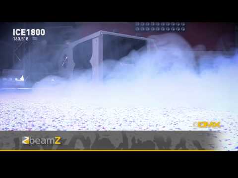 Machine à fumée lourde beamZ ICE1800 1800W avec DMX et réservoir de 3,1L – Fumée lourde au sol