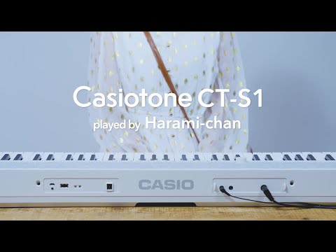 Clavier Casio CT-S1WE Casiotone, 61 touches sensibles à la vélocité, blanc