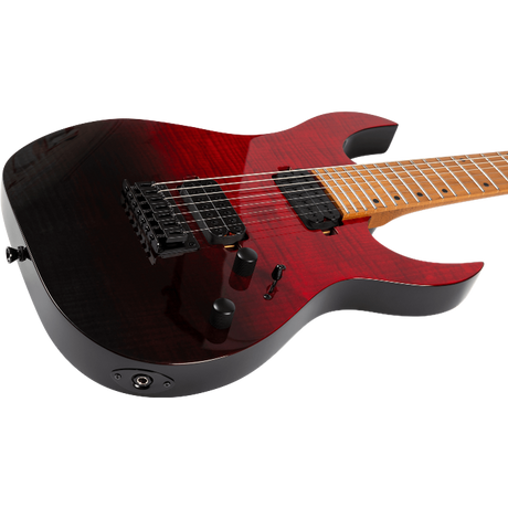 Spira Guitars S-457 TRD Transparent Red elektrische gitaar