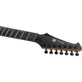 Spira Guitars T-407 MBK Satin Black elektrische gitaar