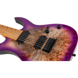 Spira Guitars S-457 TPP Transparent purple elektrische gitaar