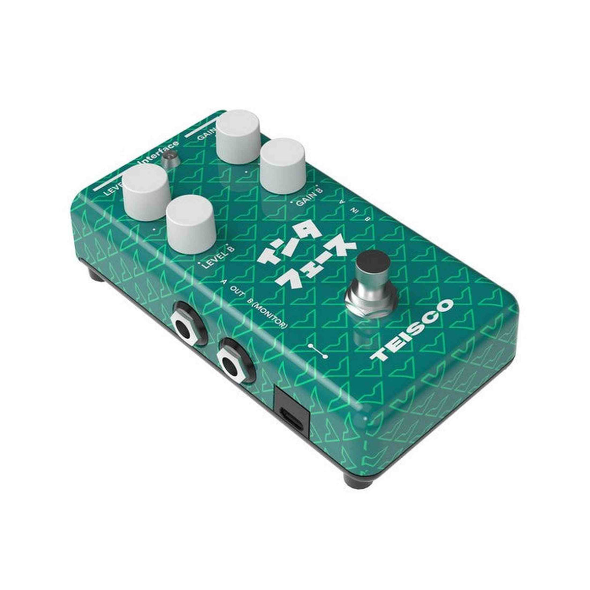 Teisco Interface – USB-C audio interface pedal voor DAW-integratie op je pedalboard