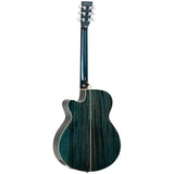 Tanglewood Winterleaf Blonde 4 CE BL A Super Folk Cutaway Elektro-Akoestische Gitaar Solid Mahogany Aqua Gloss