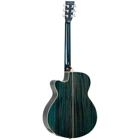 Tanglewood Winterleaf Blonde 4 CE BL A Super Folk Cutaway Elektro-Akoestische Gitaar Solid Mahogany Aqua Gloss