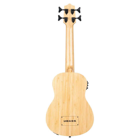 Kala Bamboo U•BASS® bas ukulele – Massief Bamboe, Elektrisch-Akoestisch met EQ en Gigbag