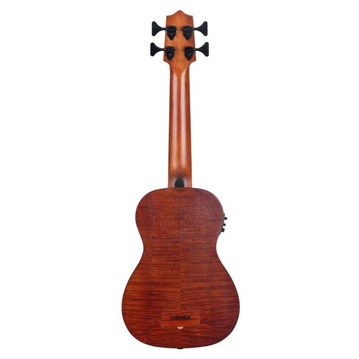 Kala Exotic Mahogany U•BASS® bas ukulele – Elektrisch-Akoestisch, Fishman EQ en Gigbag