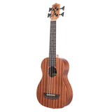Kala Wanderer U•BASS® bas ukulele – Mahonie, Elektrisch-Akoestisch, Roundwound Snaren en Gigbag
