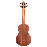 Kala Wanderer U•BASS® bas ukulele – Mahonie, Elektrisch-Akoestisch, Roundwound Snaren en Gigbag